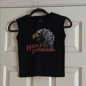 Harley-Davidson Kids Black Sleeveless Top